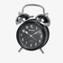 Väckarklocka - rund svart