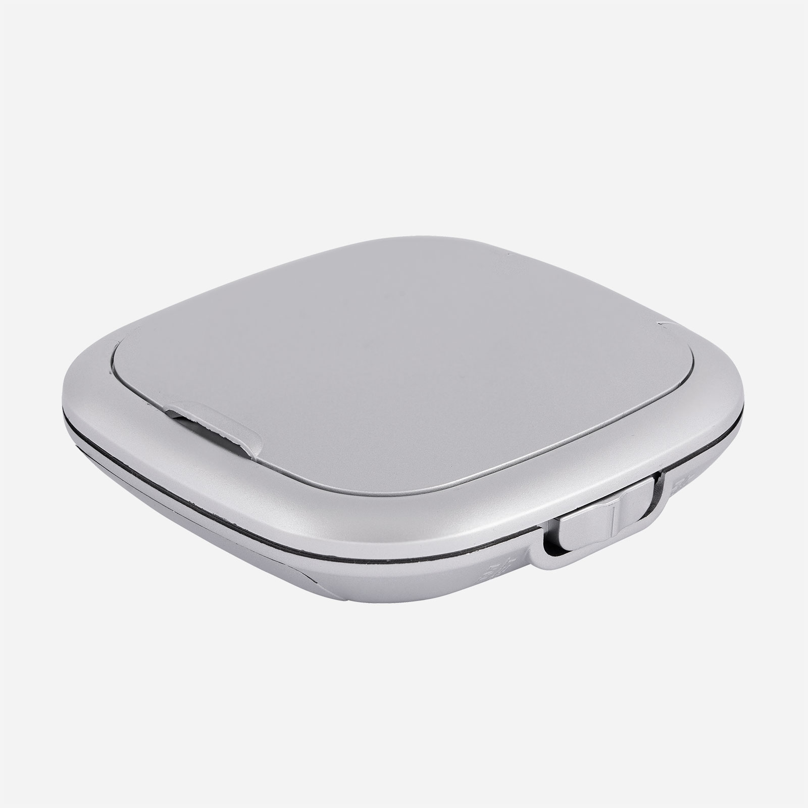 Väckarklocka - silverfärgat reseväckarur