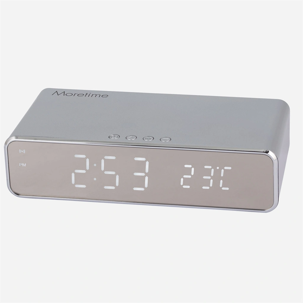 Moretime trådlöst Väckarklocka med Laddare
