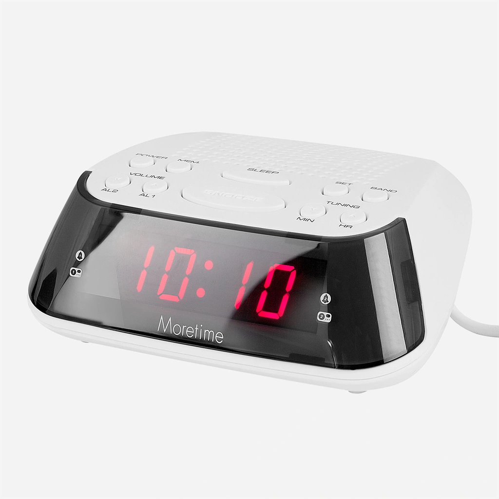 Klockradio - Vit