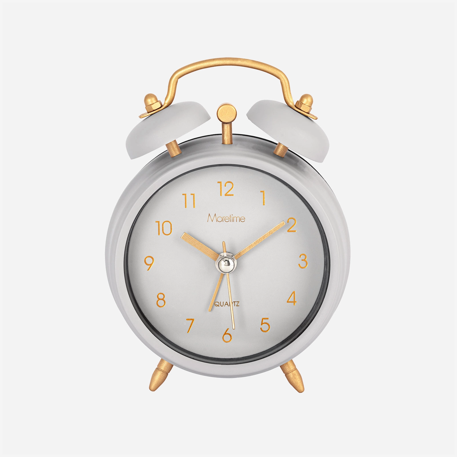 Väckarklocka - Ljusgrå, 8 cm