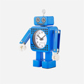 Väckarklocka - Blå Robot