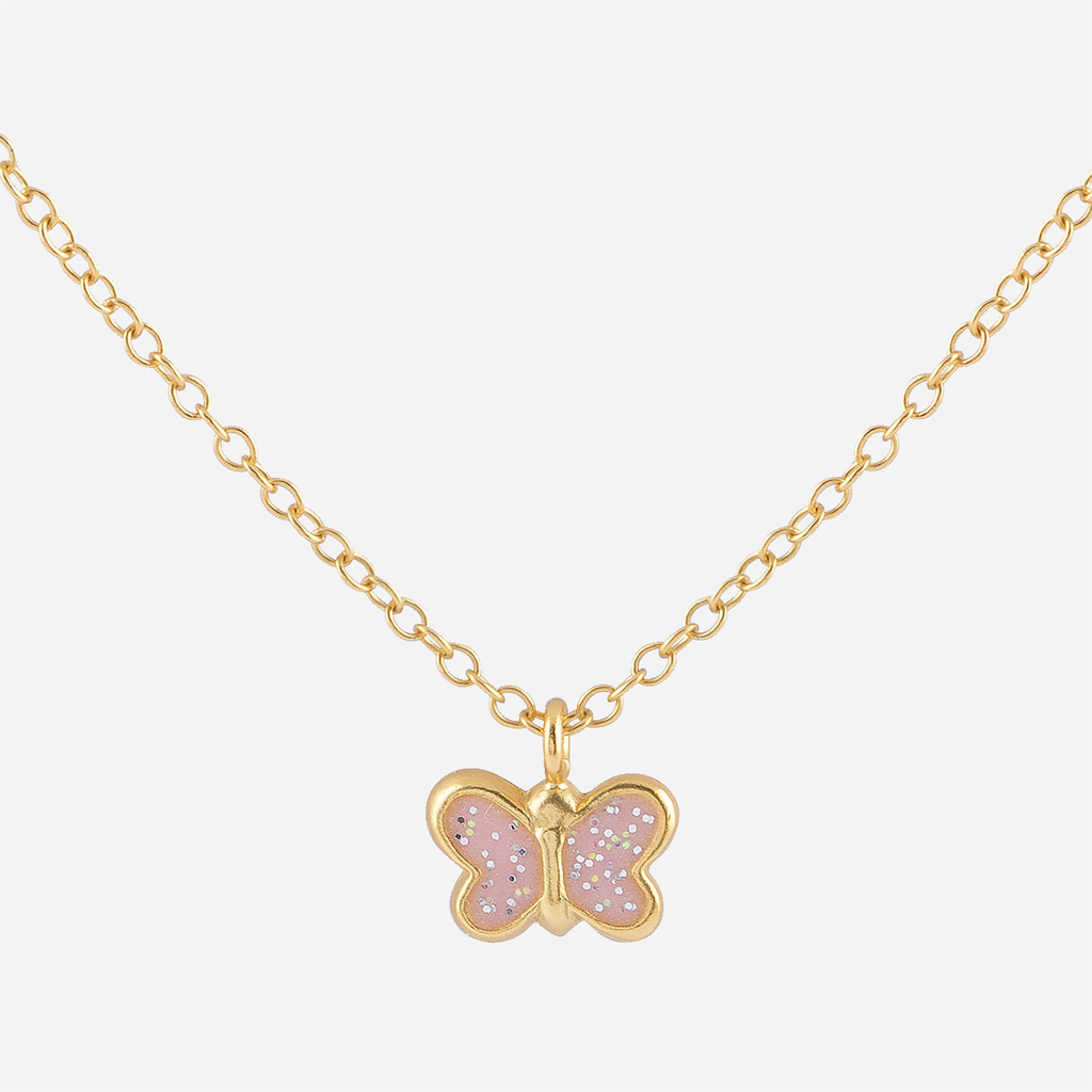 Set Sterling Silver halsband & örhängen - fjärilar