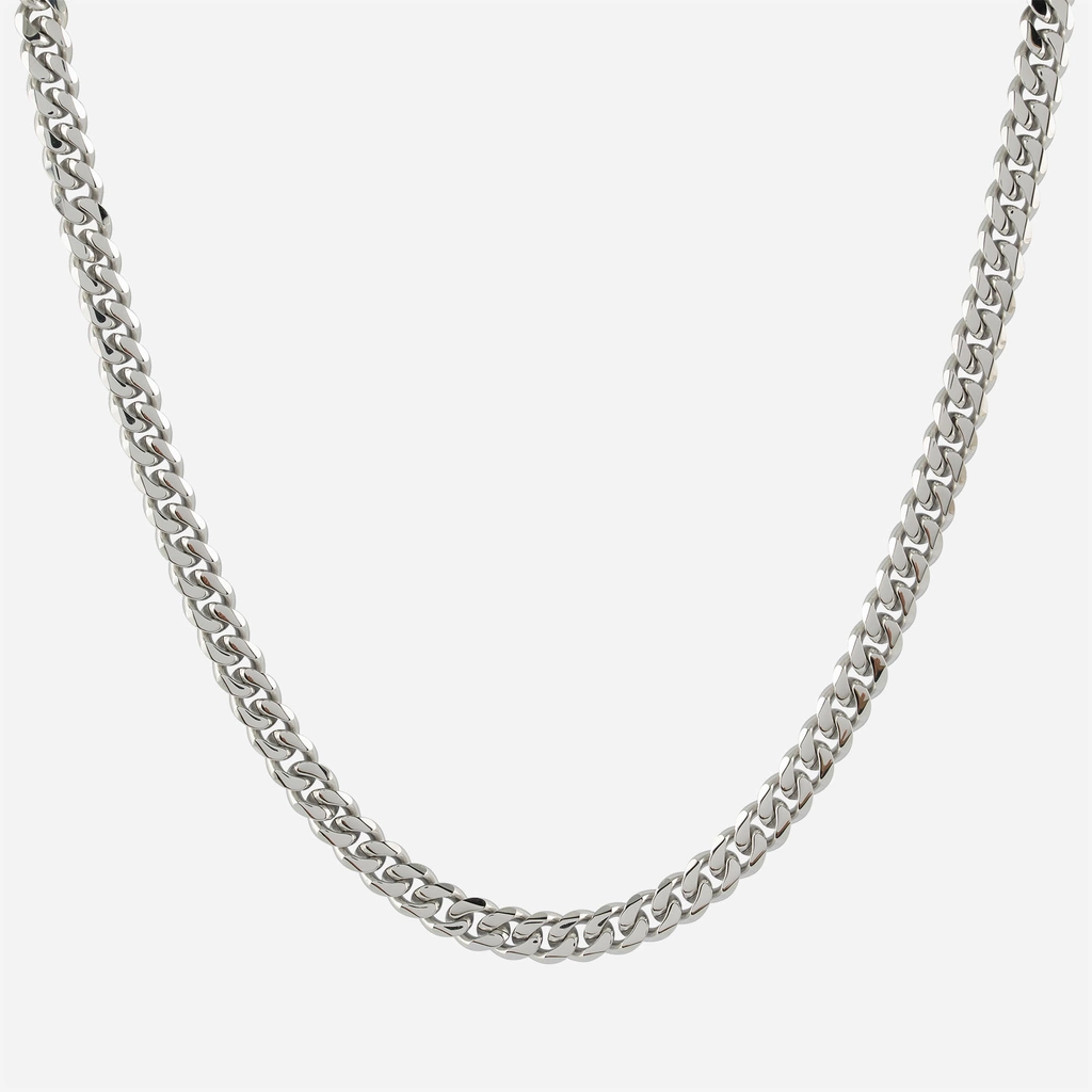 Stålhalsband herr - Cuban, 55 cm