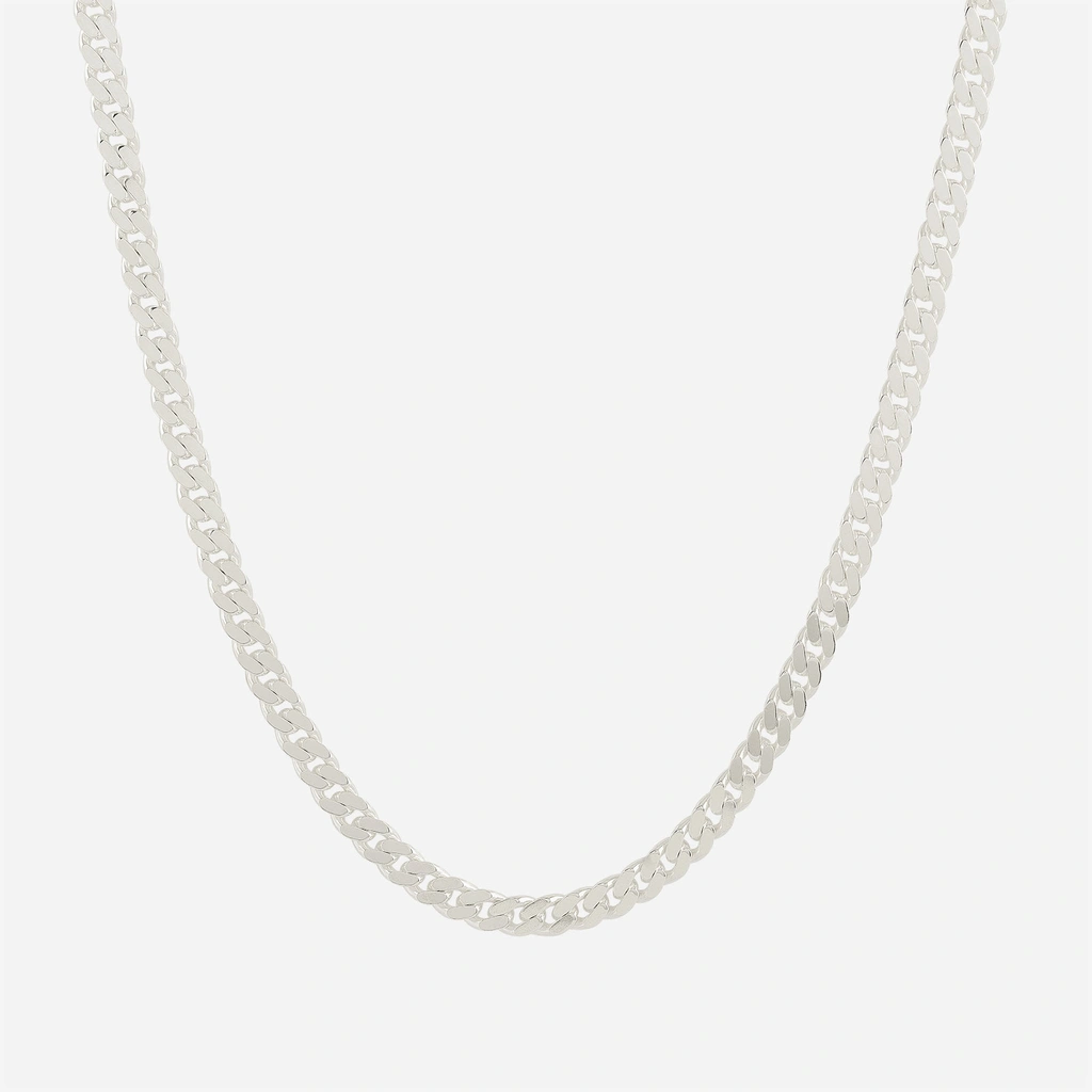 Silverhalsband herr - pansarkedja 50 cm