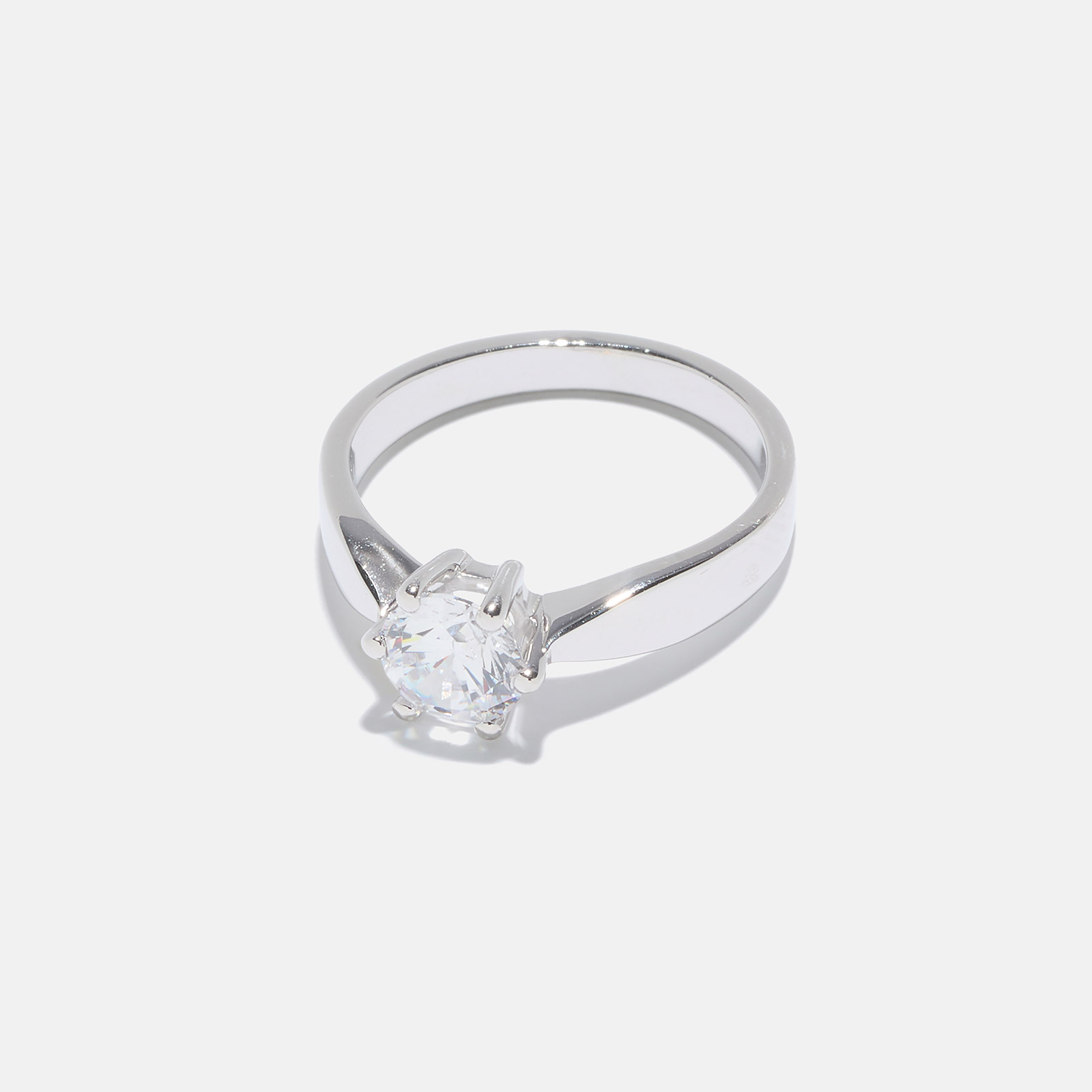 Ring Monica - 18k vitguld, labbodlad diamant 1 carat