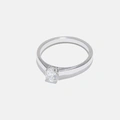 Ring Beatrice - 18k vitguld, labbodlad diamant 0,4 carat