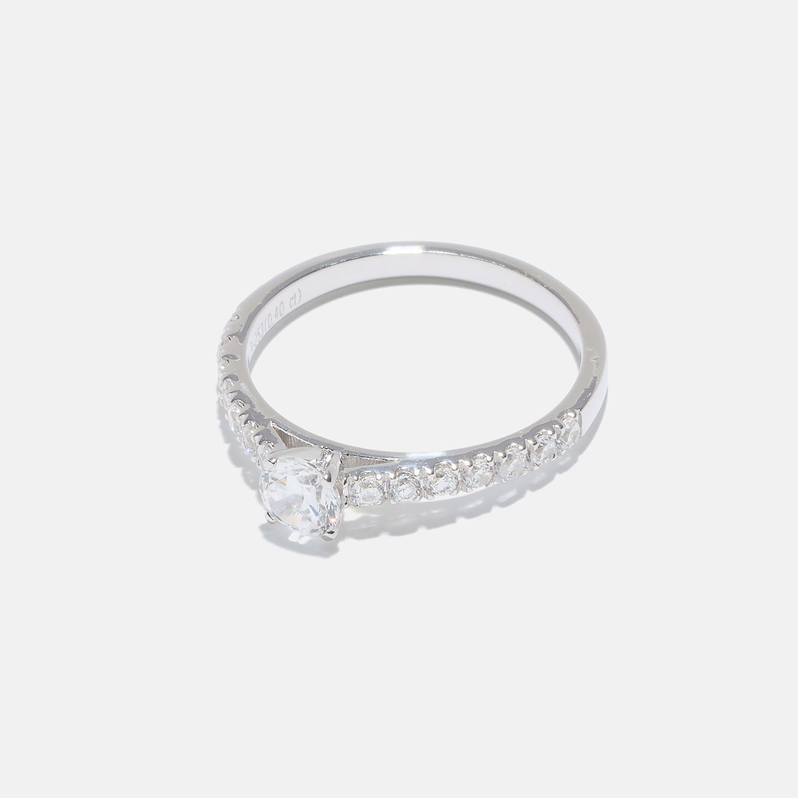 Ring Reneé - 18k vitguld, labbodlade diamanter 0,4 carat - 16,5