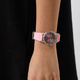 California barnklocka - gummiband, rosa, 28 mm
