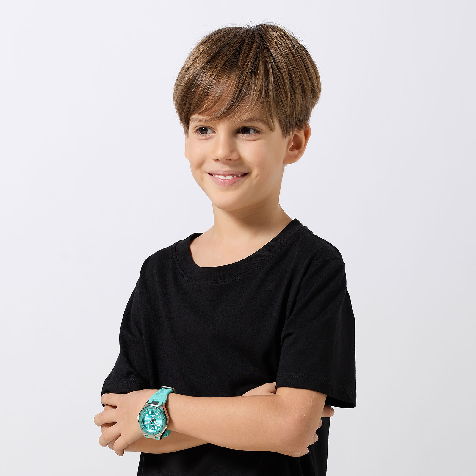 California barnklocka - gummiband, tukos, 37 mm