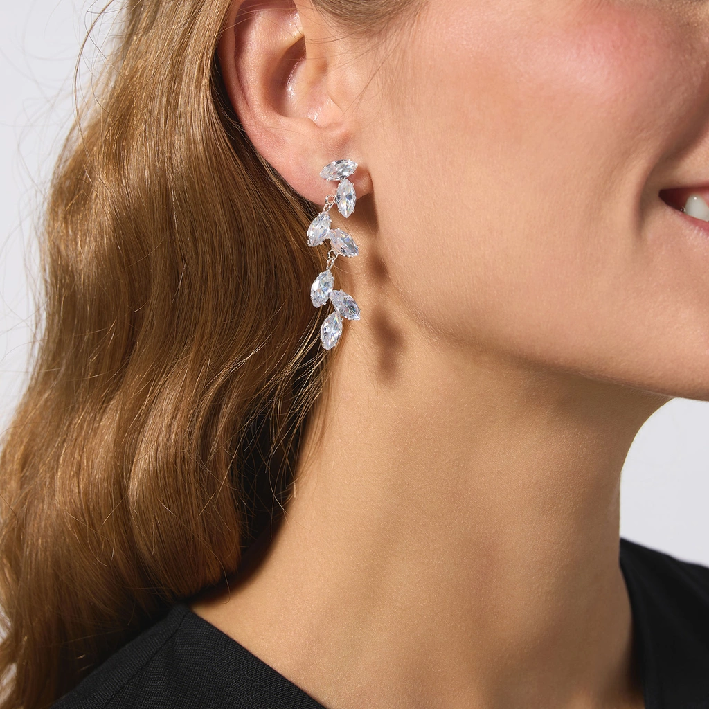 Red Carpet strassörhängen - hängande rankor