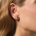 Örhängen 925 Sterling Silver, månadsten Maj