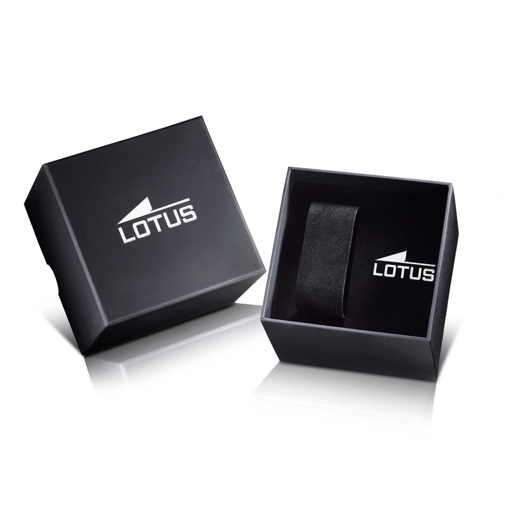 Lotus herrklocka - kronograf, läder/blå, 42 mm