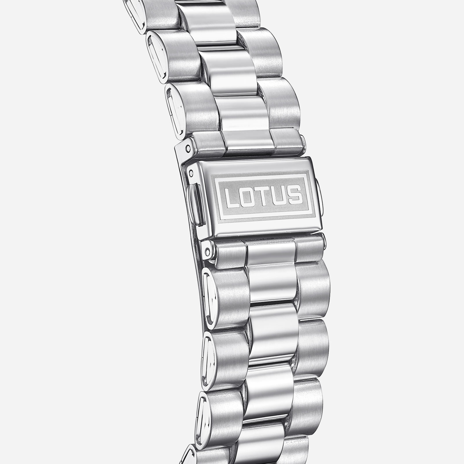 Lotus herrklocka -  dag/datum, stål/blå, 41,5 mm