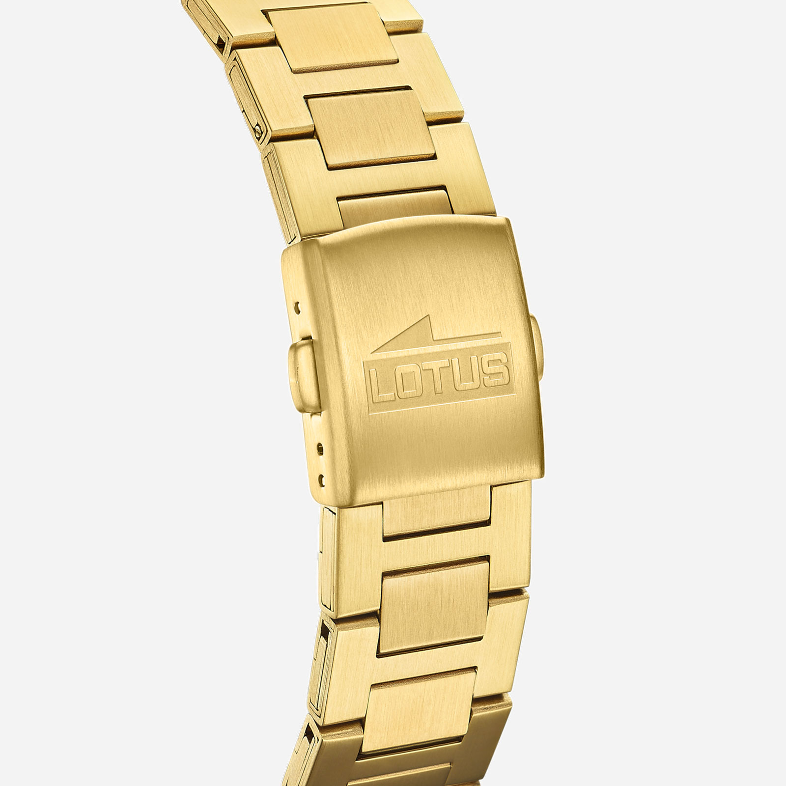 Lotus herrklocka -  datum, guldton/svart, 40 mm