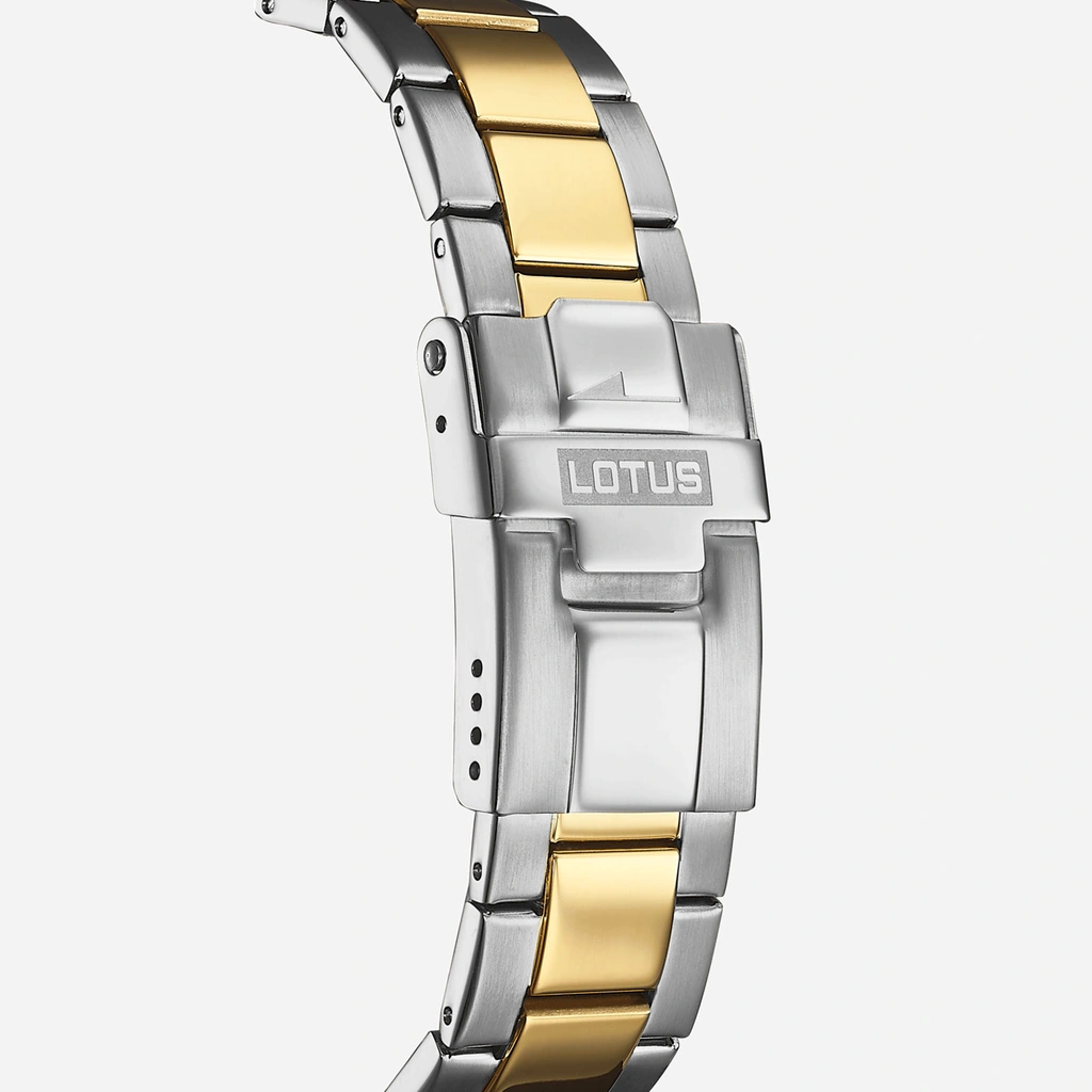 Lotus herrklocka -  bicolor/blå 38 mm - 18763/1