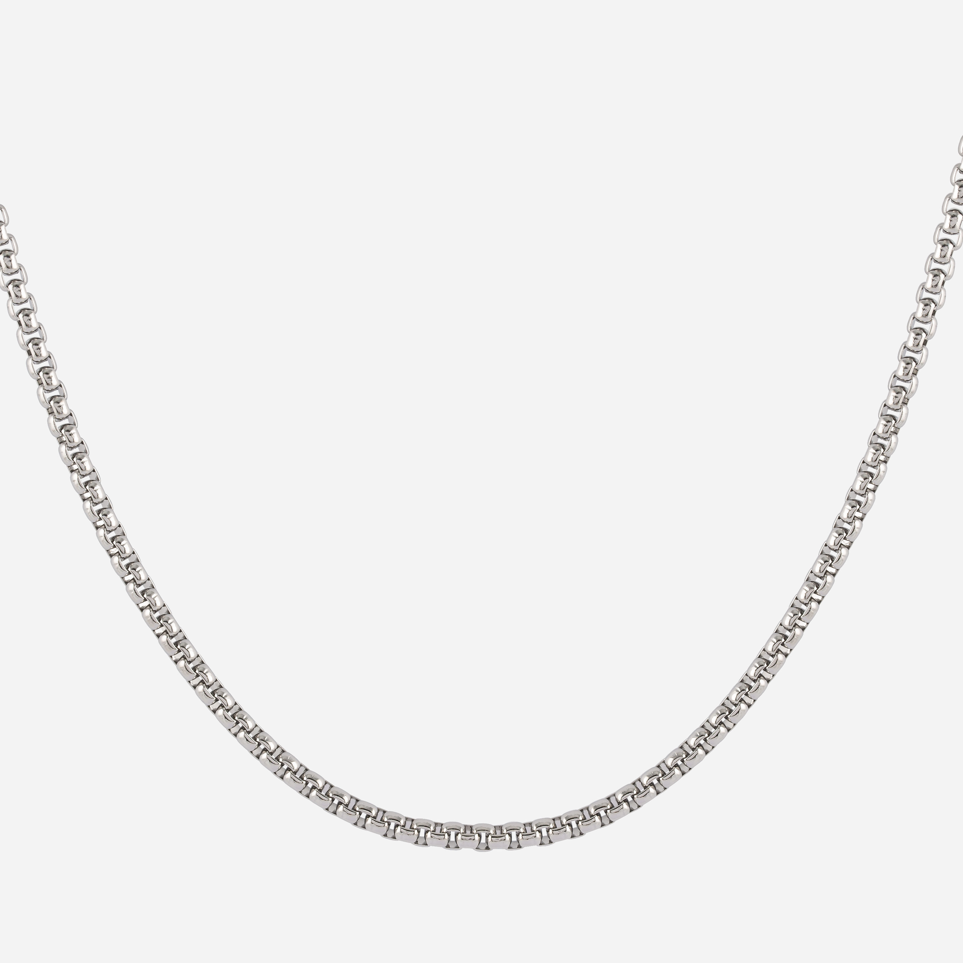 Stålhalsband herr - fantasilänk, 55 cm