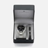 Jacques Lemans Sport - set herrklocka stål/svart, 42mm