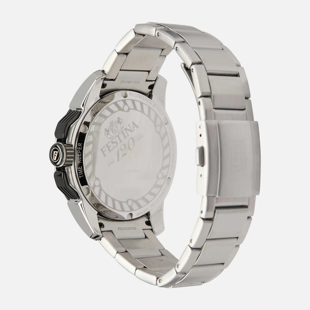 Festina F20641/4 Chrono Bike - herrklocka, stål/svart,  47mm