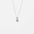 Silverhalsband för barn - fotboll, 36+2 cm