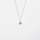 Silverhalsband för barn - stjärna, 36+2 cm