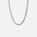 Silverhalsband herr - pansarkedja 55cm/2,5mm