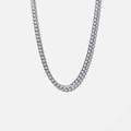 Silverhalsband herr - pansarkedja 55cm/4mm