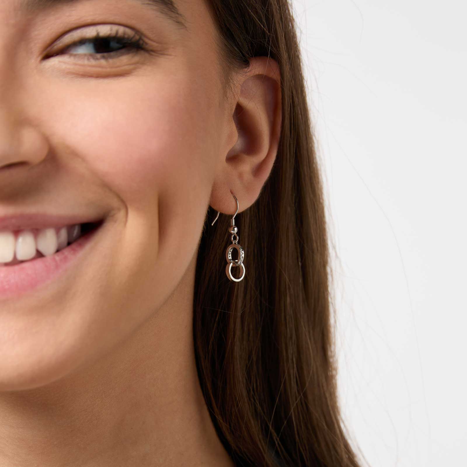 Silverörhängen - länkade cirklar