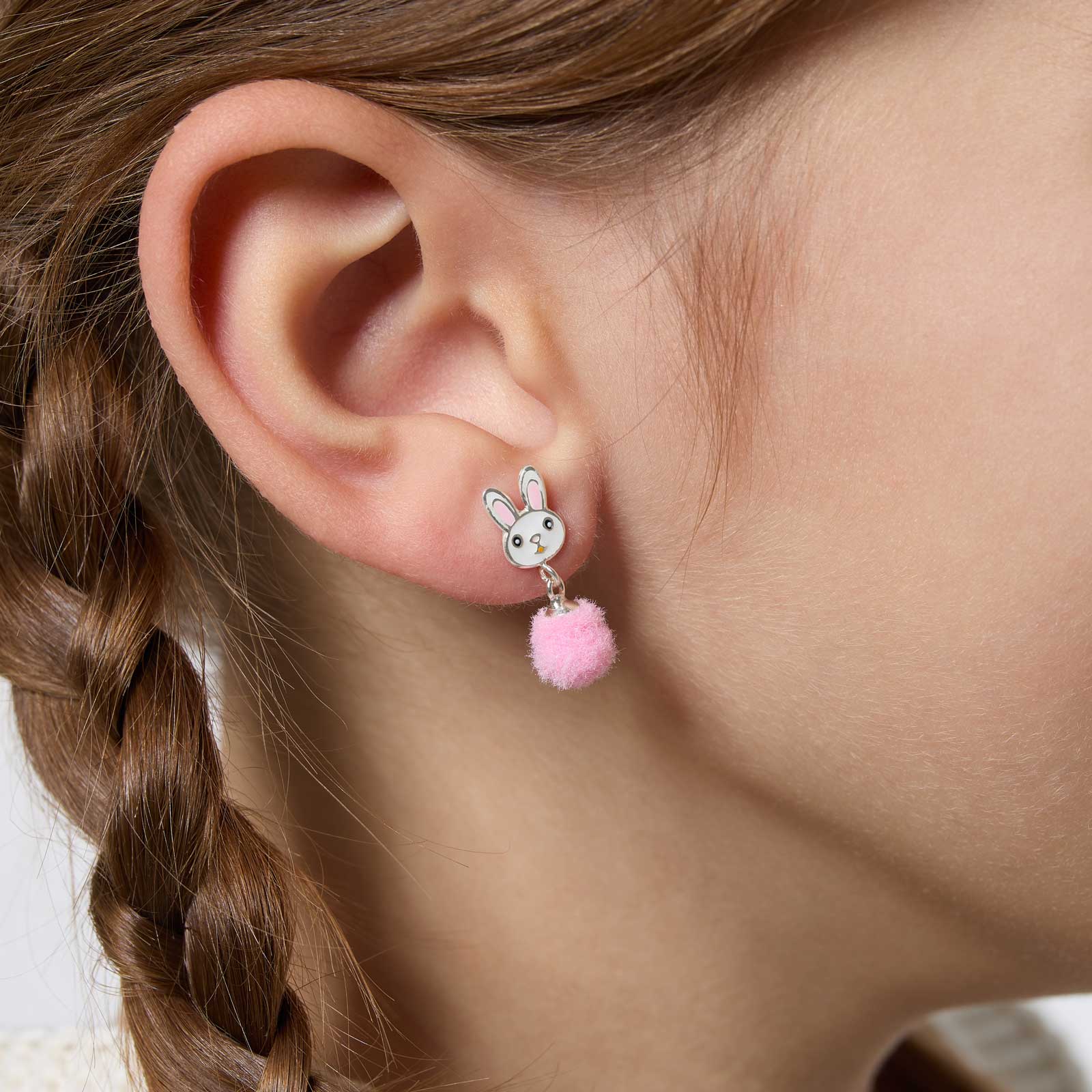 Silverörhängen barn - kaniner