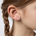 Silverörhängen barn - studs ugglor