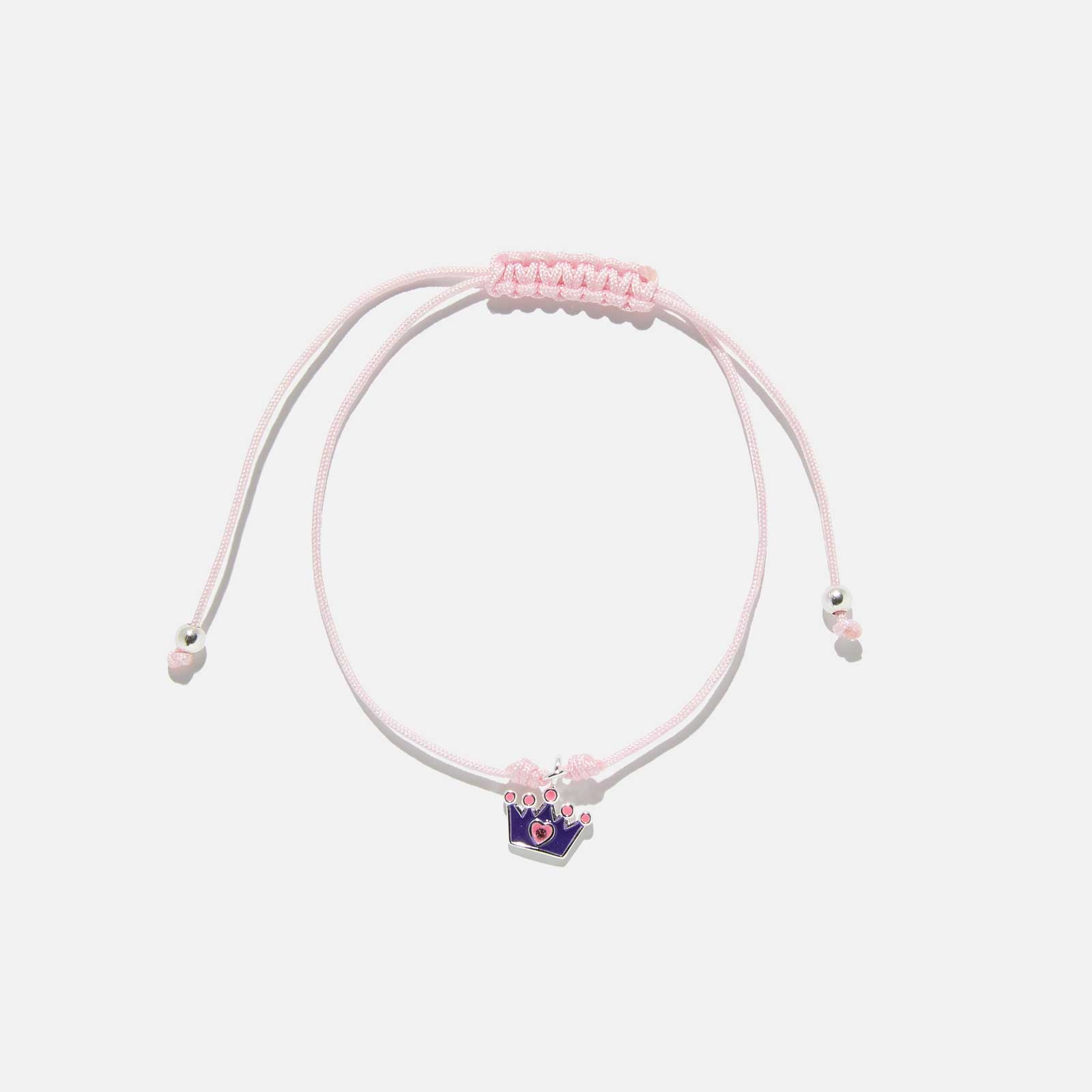 Armband för barn - lila krona