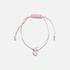 Rosa armband med berlock - enhörning - LML-B05