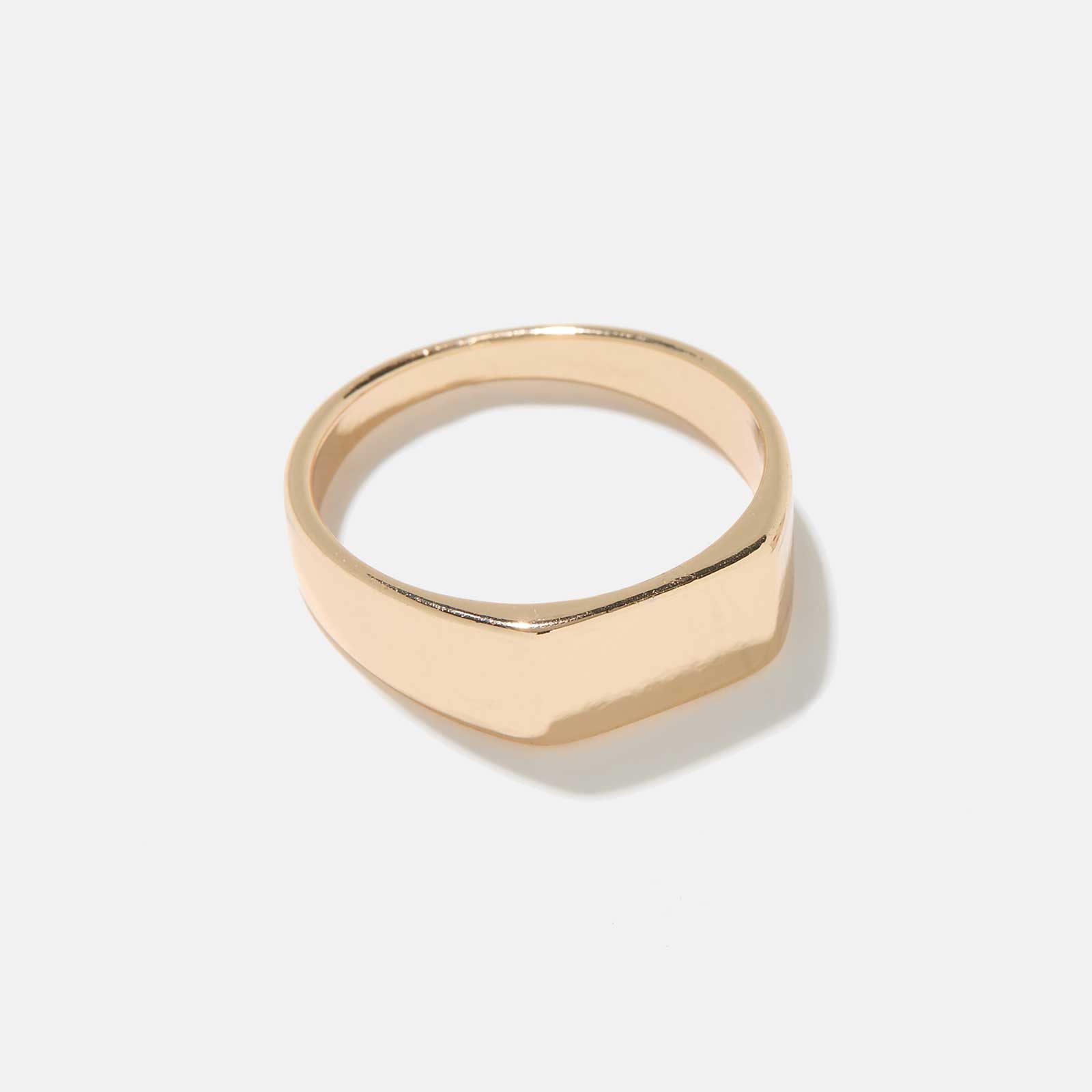 Guldfärgad klackring, smal