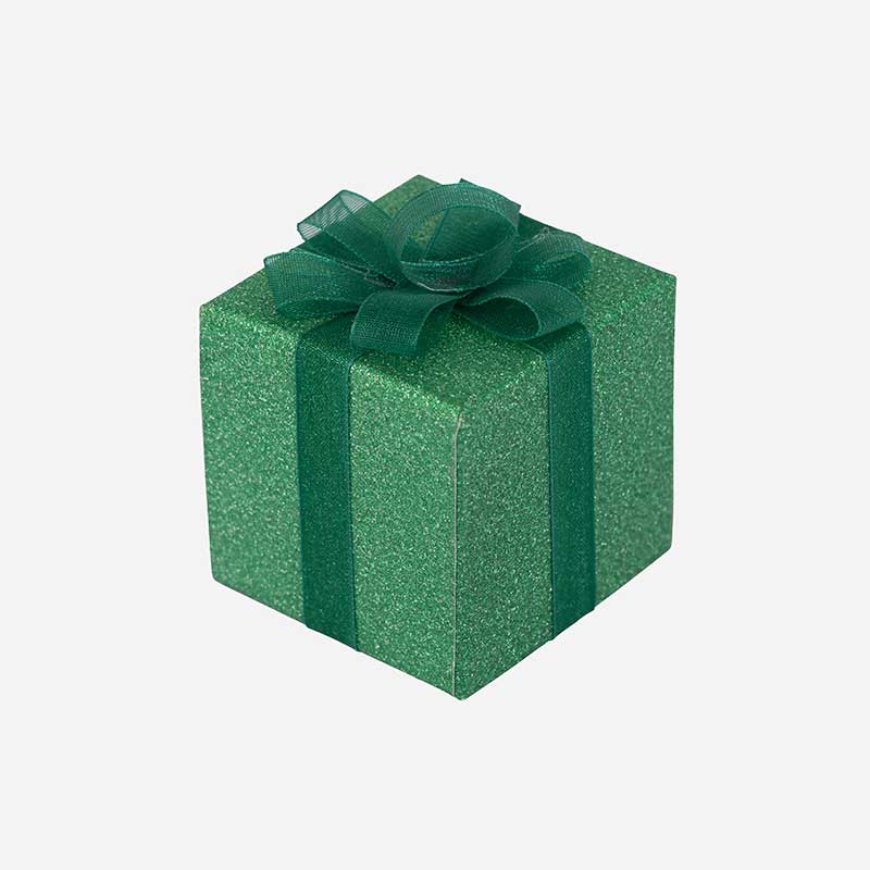 Grön presentask - 5 cm
