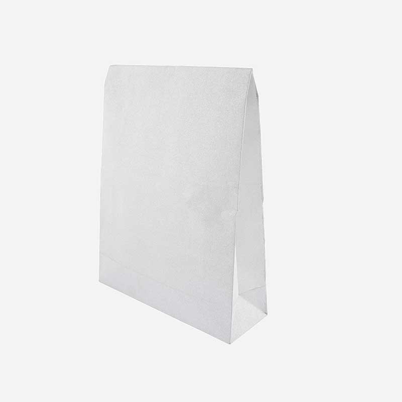 Presentpåse silverglitter - 17x13 cm