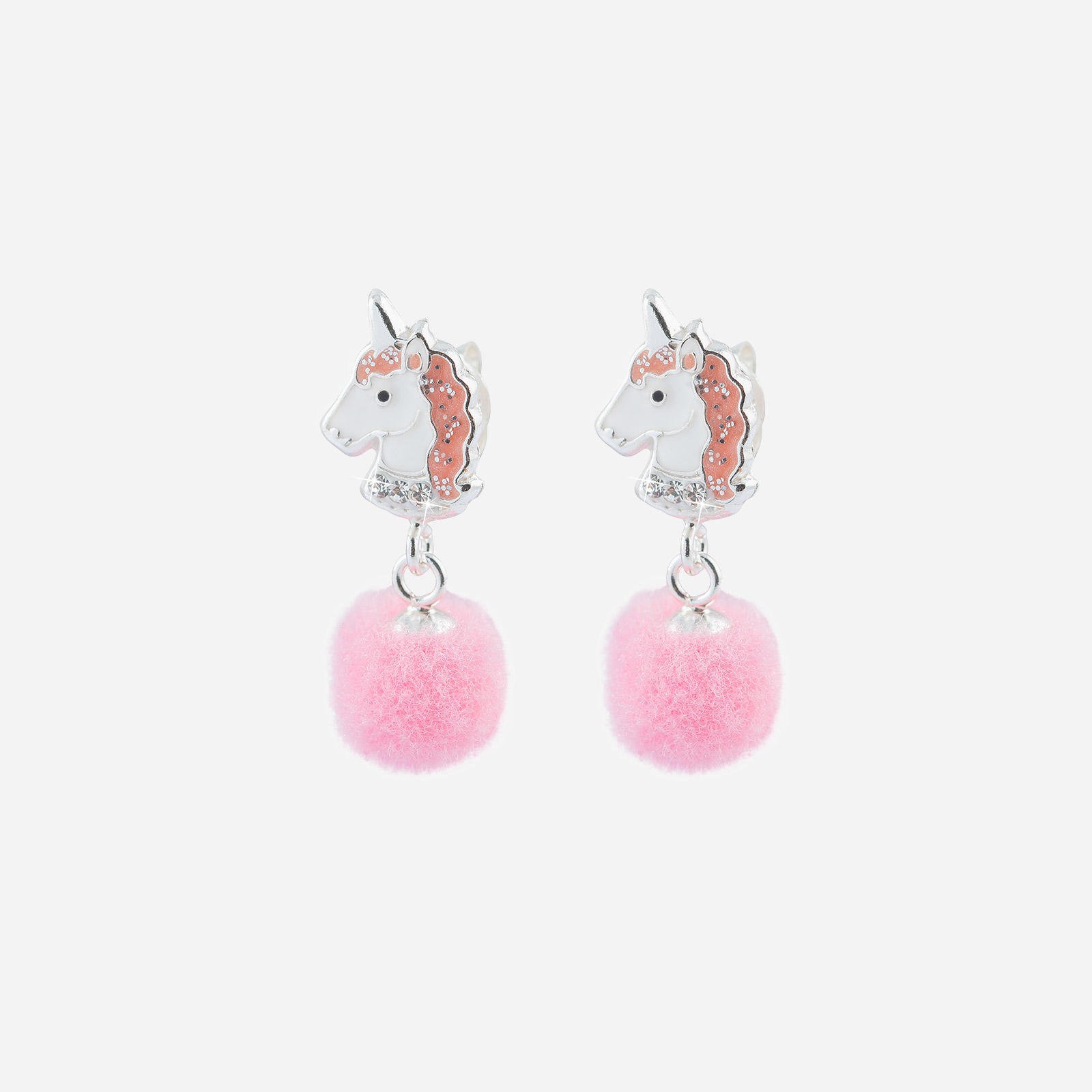 Silverörhängen för barn - enhörningar & bollar