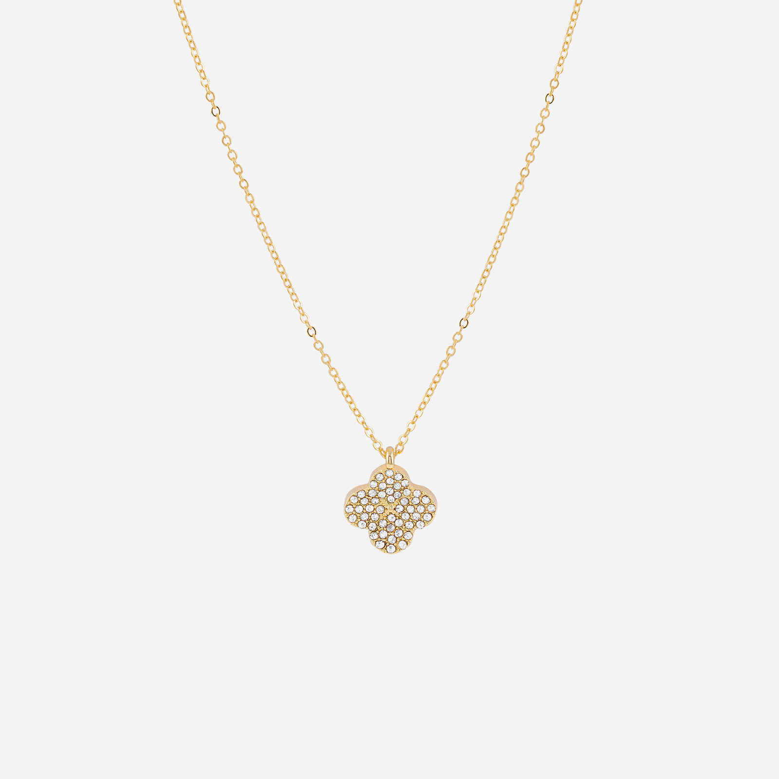 Halsband Klöver Guld Montini