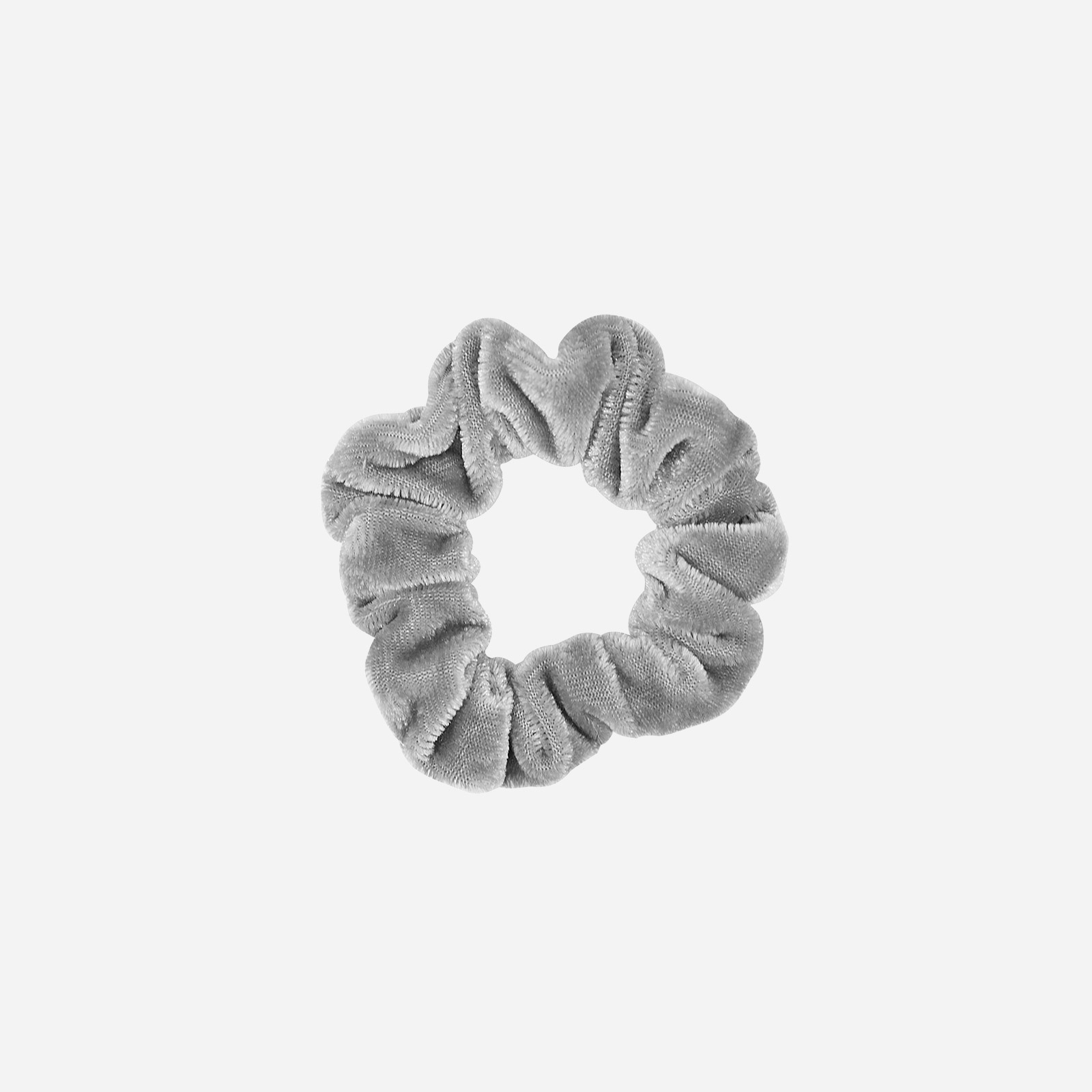 Grå Scrunchie - small