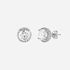 Örhängen äkta silver - studs, 3 mm