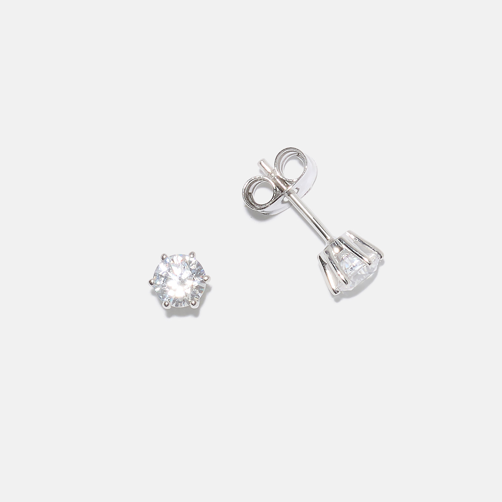 Örhängen Monica 18k vitguld, labbodlade diamanter 0,6 carat - Solitär