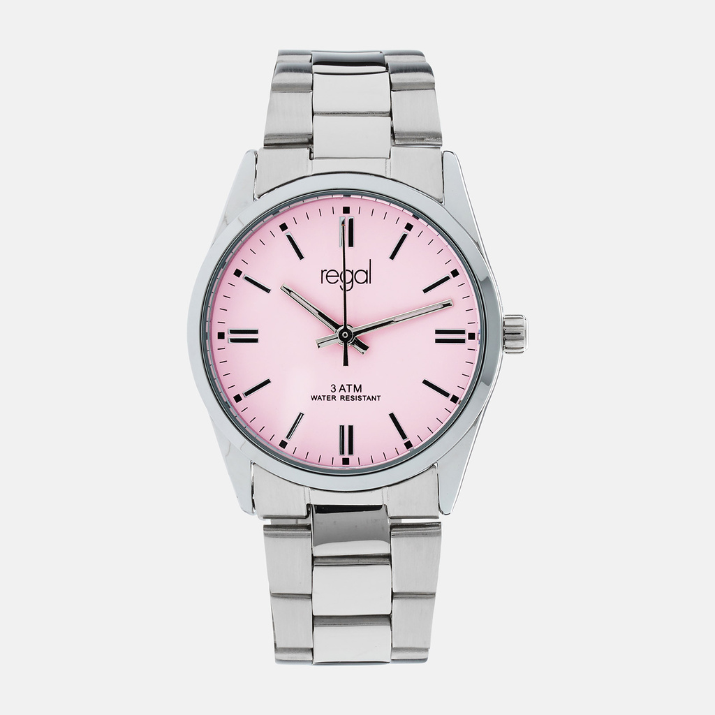 Regal damklocka, silver/rosa
