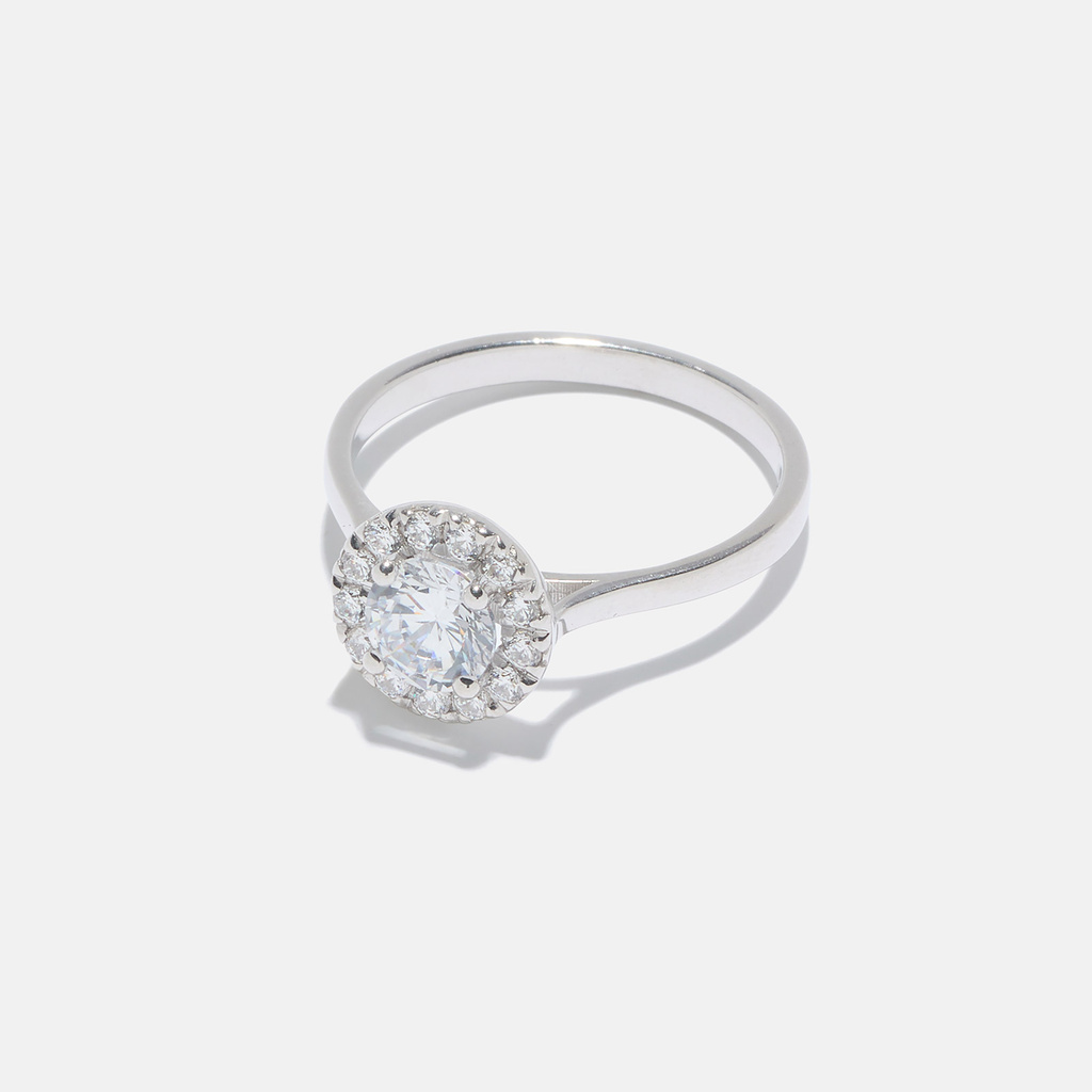 Ring Lottis - 18k vitguld, labbodlade diamanter 0,7 carat
