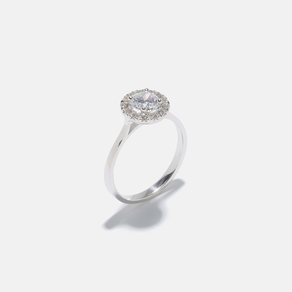 Ring Lottis - 18k vitguld, labbodlade diamanter 0,7 carat