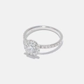 Ring Linette - 18k vitguld, labbodlade diamanter 0,5 carat