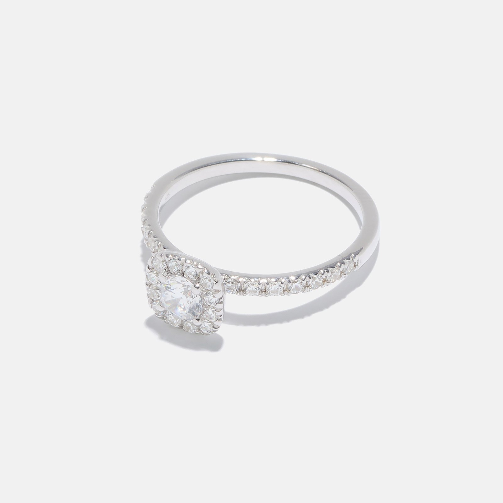 Ring Sabina - 18k vitguld, labbodlade diamanter 0,3 carat