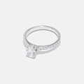 Ring Kerstin - 18k vitguld, labbodlade diamanter 0,7 carat