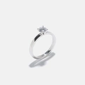 Ring Ulrika - 18k vitguld, labbodlad diamant 0,7 carat - 17
