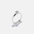 Ring Ulrika - 18k vitguld, labbodlad diamant 0,7 carat - 17