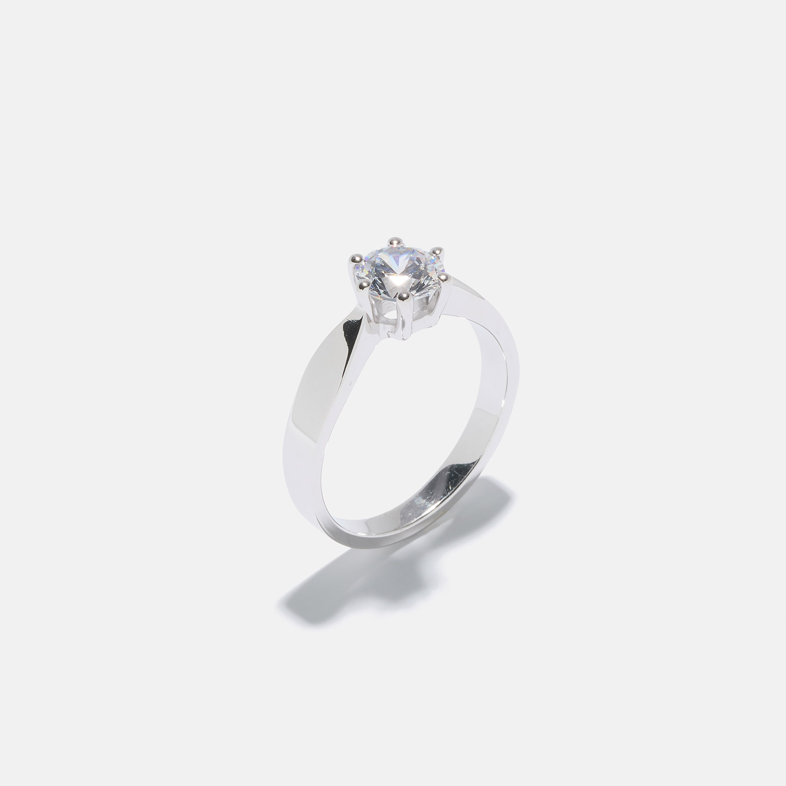 Ring Monica - 18k vitguld, labbodlad diamant 1 carat