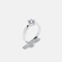 Ring Monica - 18k vitguld, labbodlad diamant 1 carat